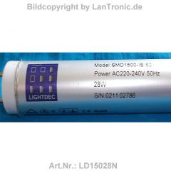 LED Röhre - Tube 1500mm 6000K, 120°, 28W SMD1500-IB-60 LIGHTDEC