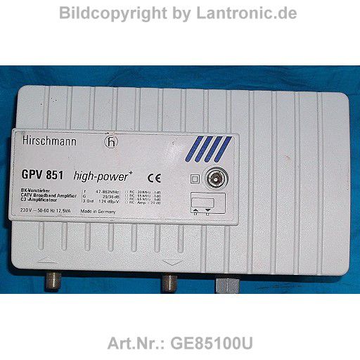 Hirschmann GPV 851 High-Power C3 Netzwerk Verstärker 