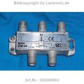 Abzweiger Verteiler Splitter DM04 4-fach  4-862MHz WISI